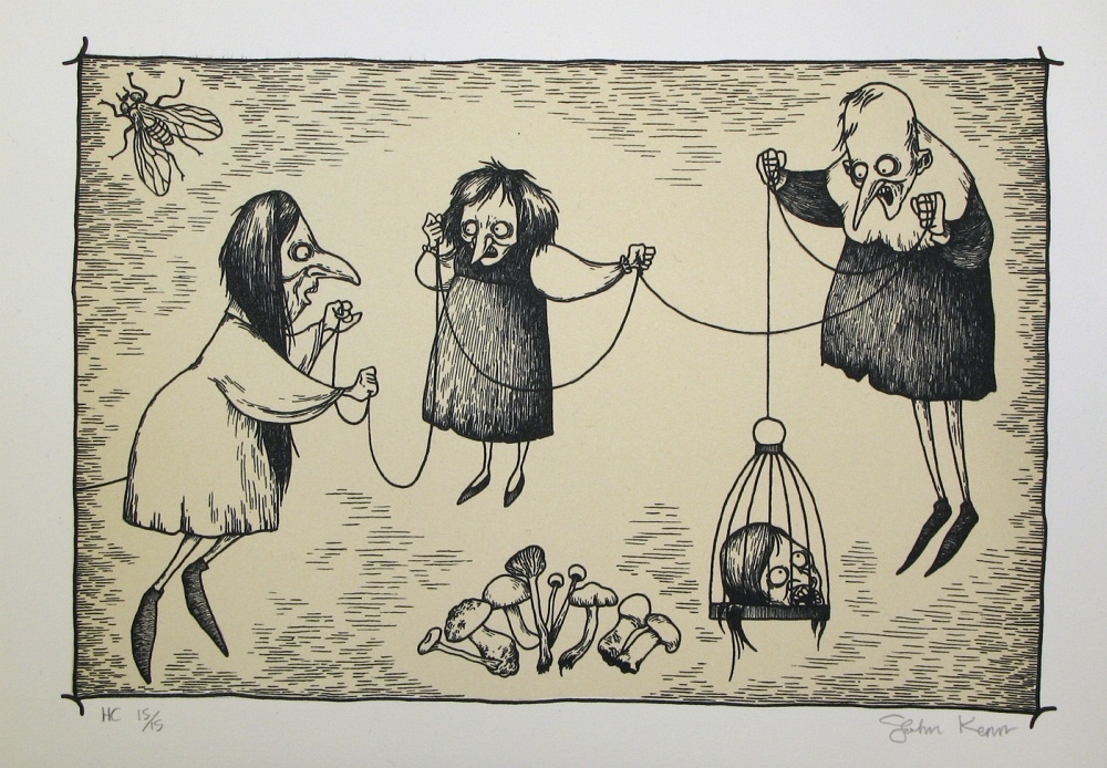 Untitled I - John Kenn - lithography