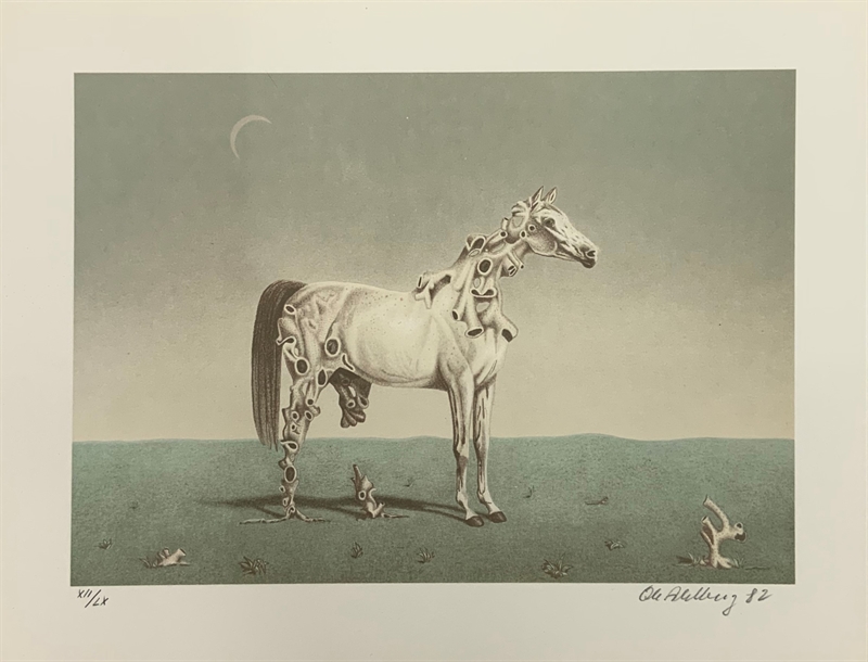 Surrealistic horse - Ole Ahlberg